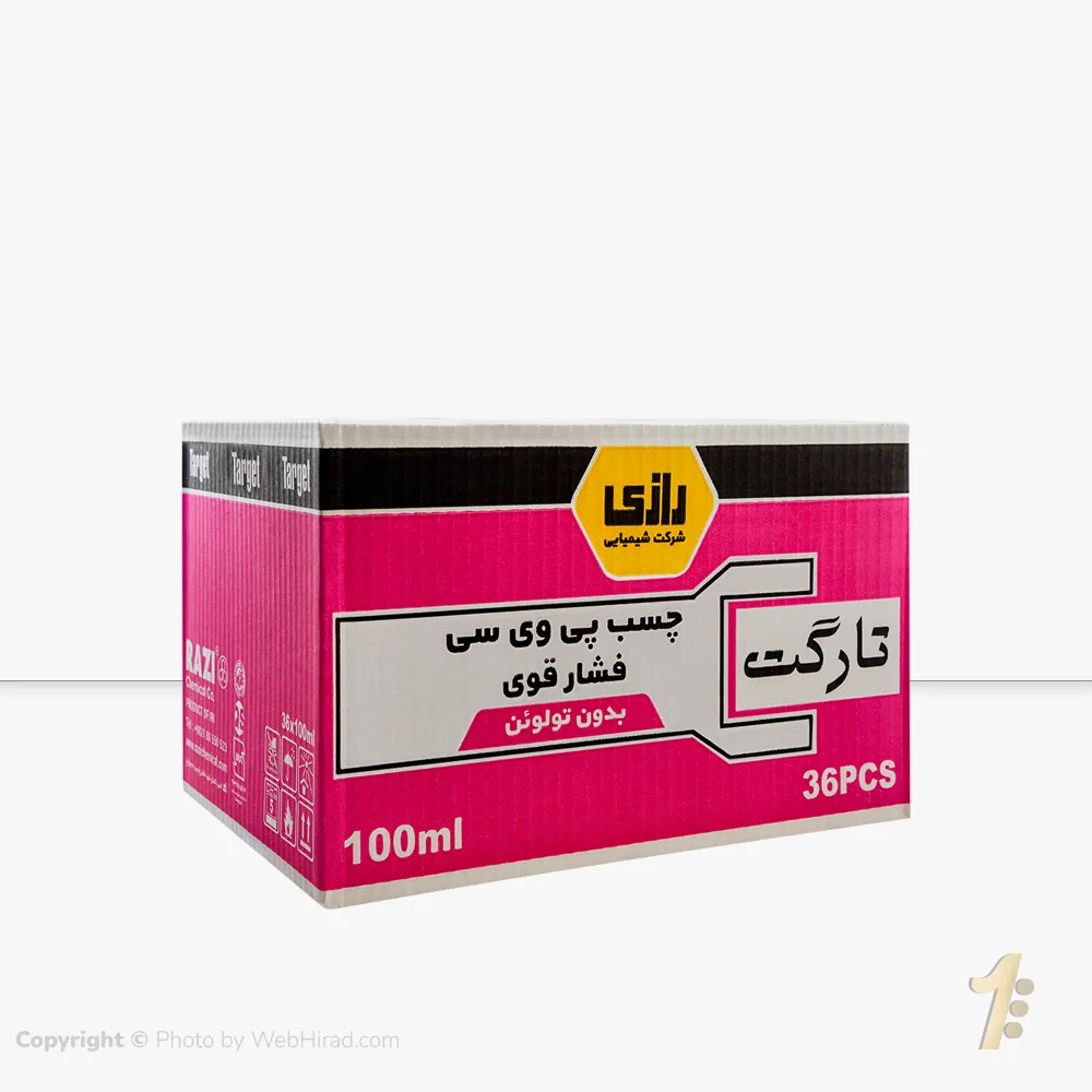 کارتن چسب پی وی سی تارگت فشار قوی تیوب رازی