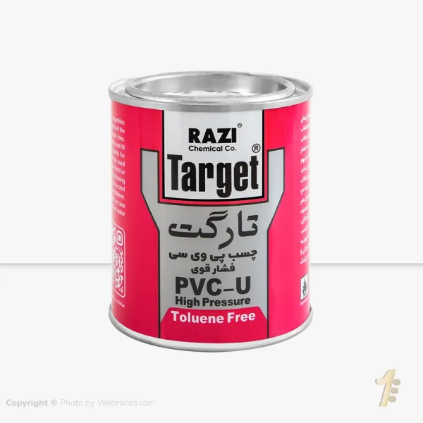 چسب پی وی سی تارگت فشار قوی قوطی رازی