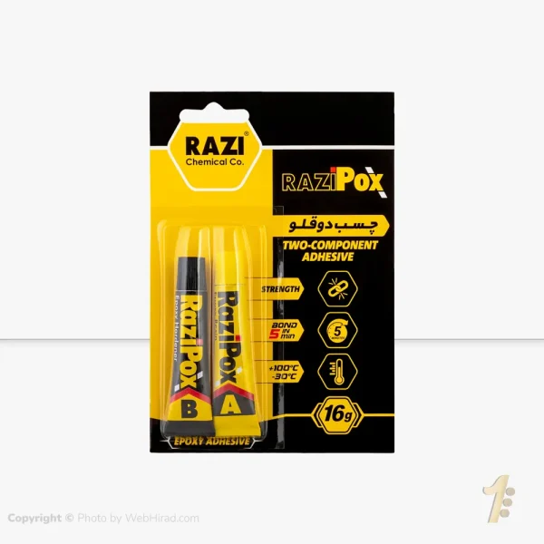 چسب دوقلو رنگی رازی‌پُکس نیو فیس جدید 16 گرم