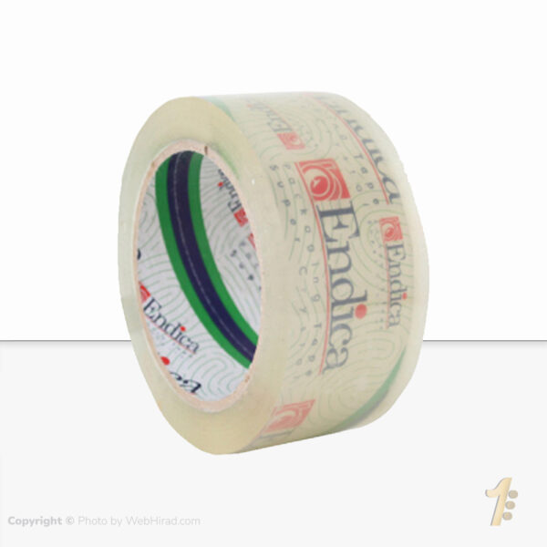 چسب پهن 90 یارد 5 سانت 50 میکرون سبز اندیکا با صدا