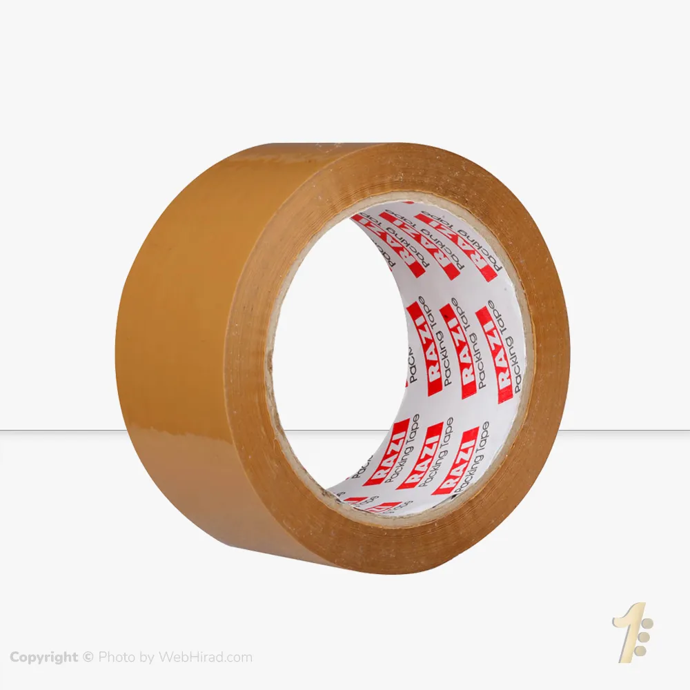 چسب پهن 90 یارد 5 سانت قهوه ای رازی