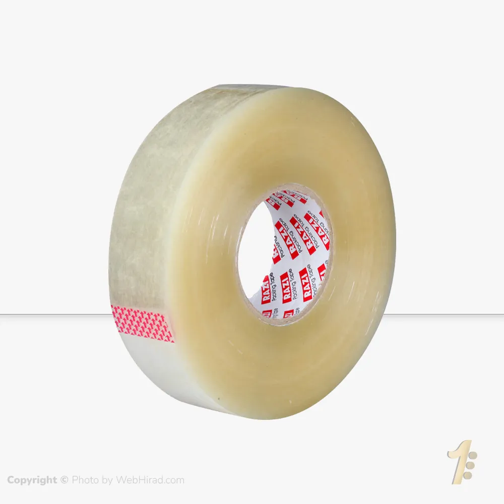 چسب نواری صنعتی کریستال 500 یارد رازی