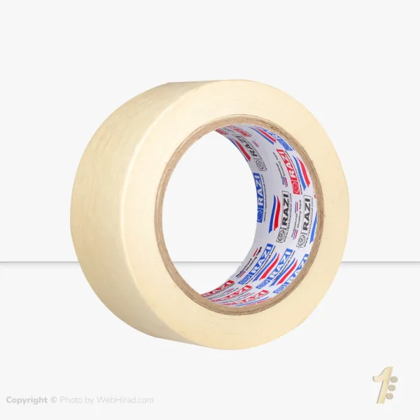 چسب کاغذی 5 سانت رازی 30 یارد و 50 یارد